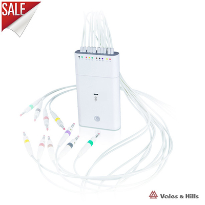 White Home And Hospital Resting ECG Machine For IOS ICV200-BLE