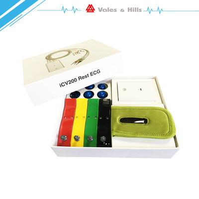 Resting Handheld Mini Smart ECG Machine / ECG Monitoring Device For IOS System