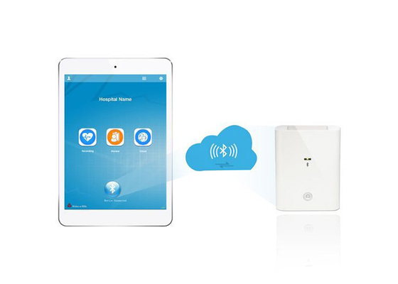 Standard 12 Lead Wireless Resting ECG Machine Portable Ecg Monitor For IPad / IPhone