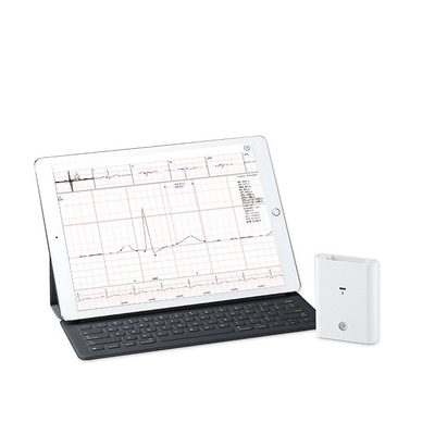 White Ecg Monitoring Device Wireless Resting Type For Ios Ecg Icv200