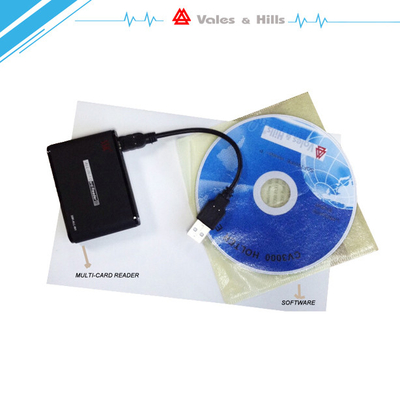 White Automatic Ecg Holter Monitor Software‎ With Lcd Display , Battery Power