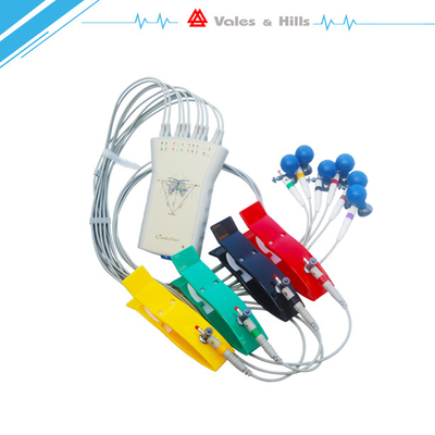 Medical Portable Pc Based Ecg Mobile Device With Ecg Electrode , High Resolution