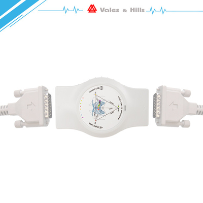 Resting Portable Ecg Recorder , White 12 Lead Ecg Machine For Medical