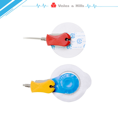 USB Cable AV Block ECG Accessories ECG Electrodes Sensor For Stress ECG Test