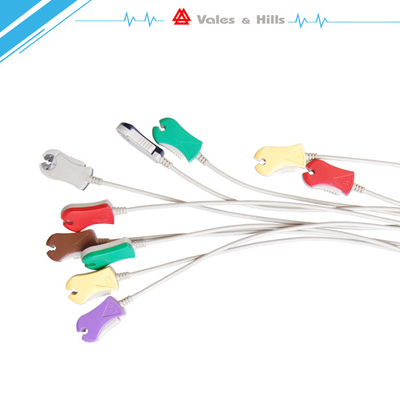 USB Cable AV Block ECG Accessories ECG Electrodes Sensor For Stress ECG Test