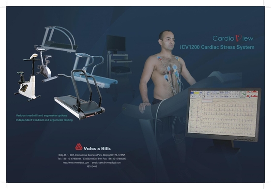 Stress Testing Wireless Ecg Machine Icv1200 With Bluetooth Module Connection