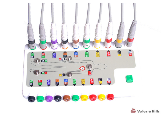 Smart And White Ecg Rhythm Simulator Recorder Bluetooth With 12 Channels