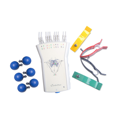 Resting Hand Held ECG Machine Vales Hills Model CV200 With Grey Small Box