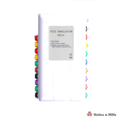 ABS Plastic ECG Simulator White Detector For IOS Wireless Bluetooth Connection