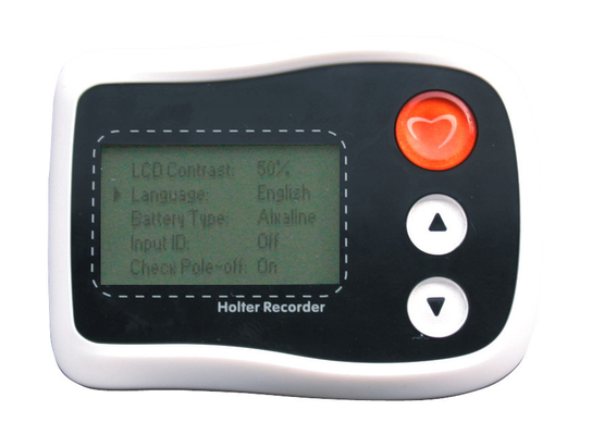 Pocket 3 Channel Holter ECG 12-Lead Portable ECG Monitors , Ambulatory ECG Monitoring