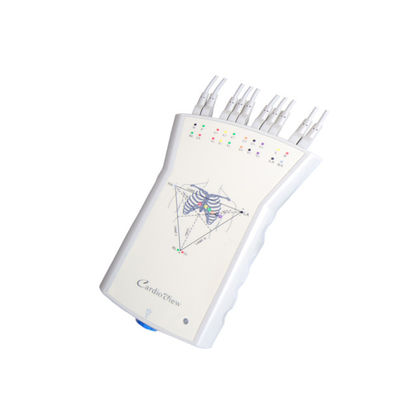 White Grey Portable ECG Recorder 12 - Lead Resting ECG Handle With Analysis Software