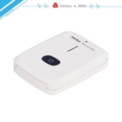 Software de análisis de Ecg de la exhibición del LCD para 12/3 monitor portátil de Holter Ecg del canal