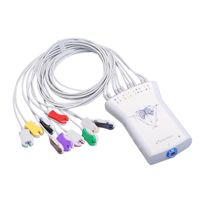 Caja gris de la adquisición del canal del sistema de análisis de la tensión ECG de la máquina de Ecg de la tensión de la conexión USB 12