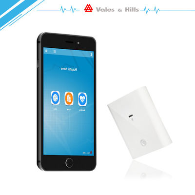 Máquina de Bluetooth ECG de las pilas AA del canal 2 del estándar 12