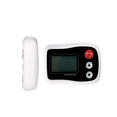 Registrador de Mini White Ambulatory LCD con 12 dispositivos del canal y 3 de Holter ECG del canal